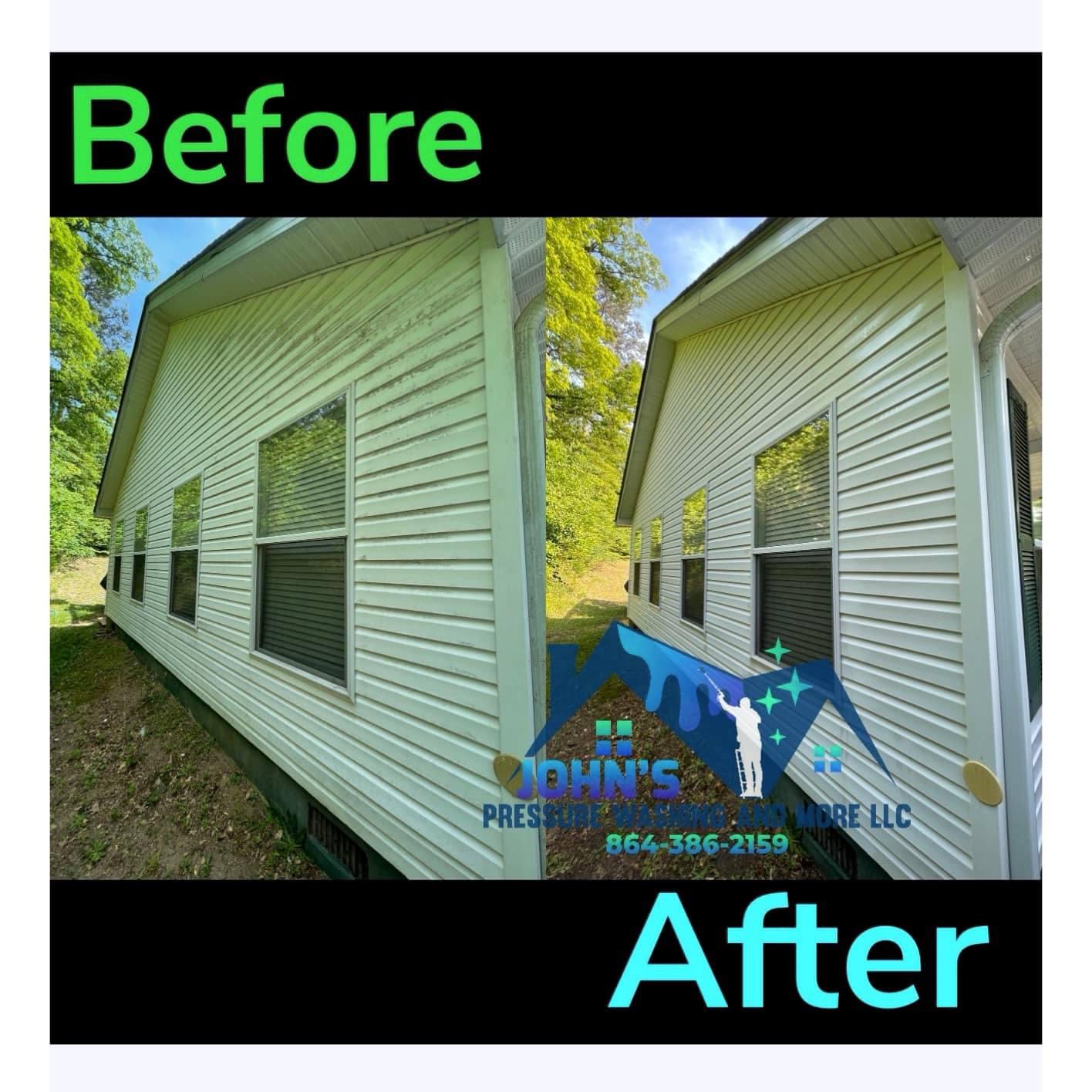 House Wash, Gutter Cleaning, & Driveway cleaning in Easley, SC